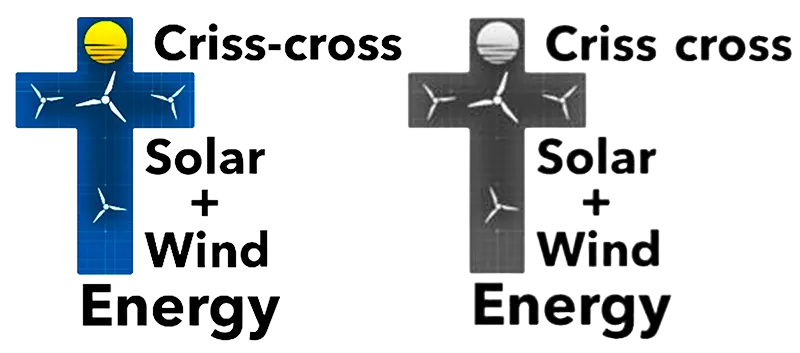 logo criss cross solar two